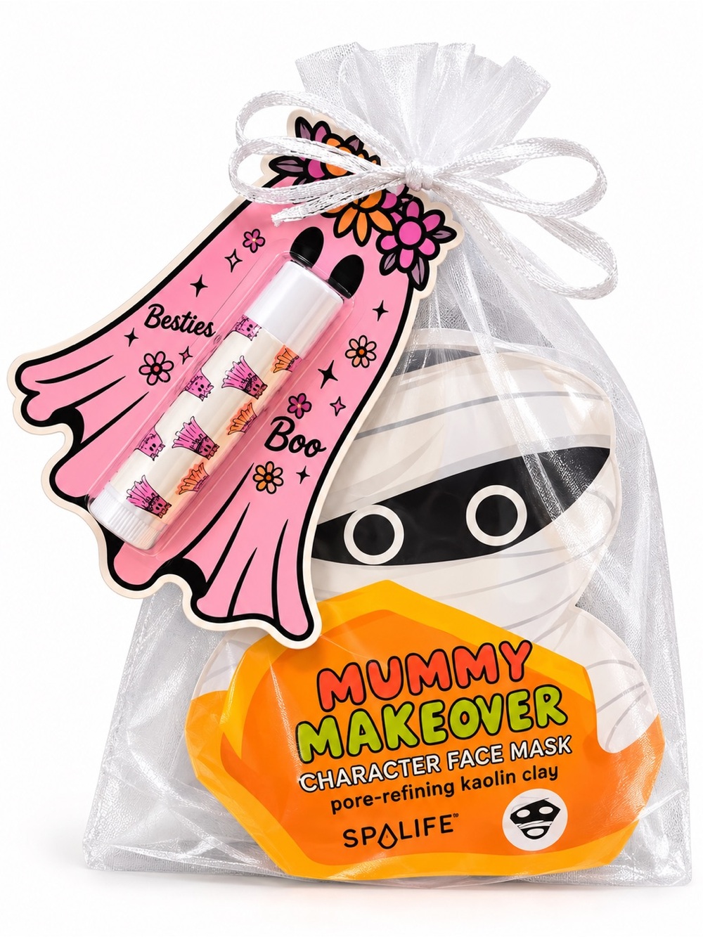 Halloween Sheet Masks and Lip Balm Set